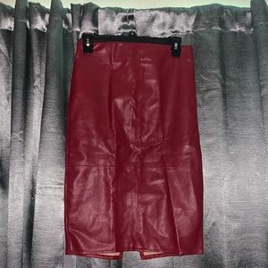 Never been worn, Lulus, XS, vegan leather skirt